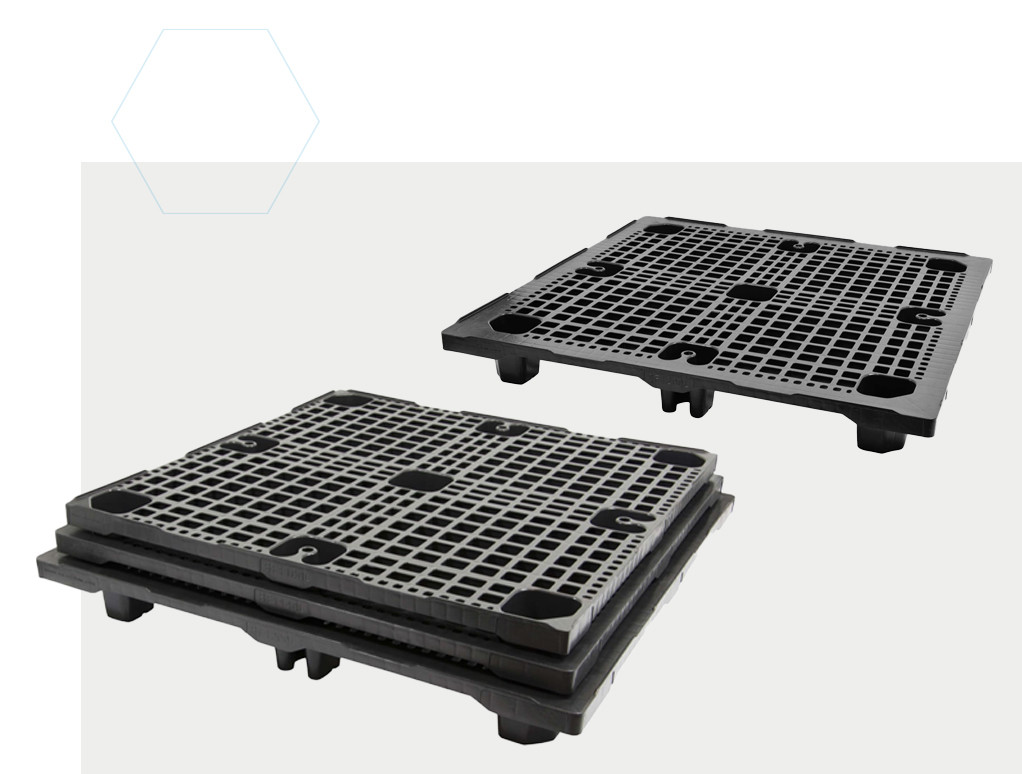 Plastic pallets 1200x1200 GammaWopla & SmartFlow